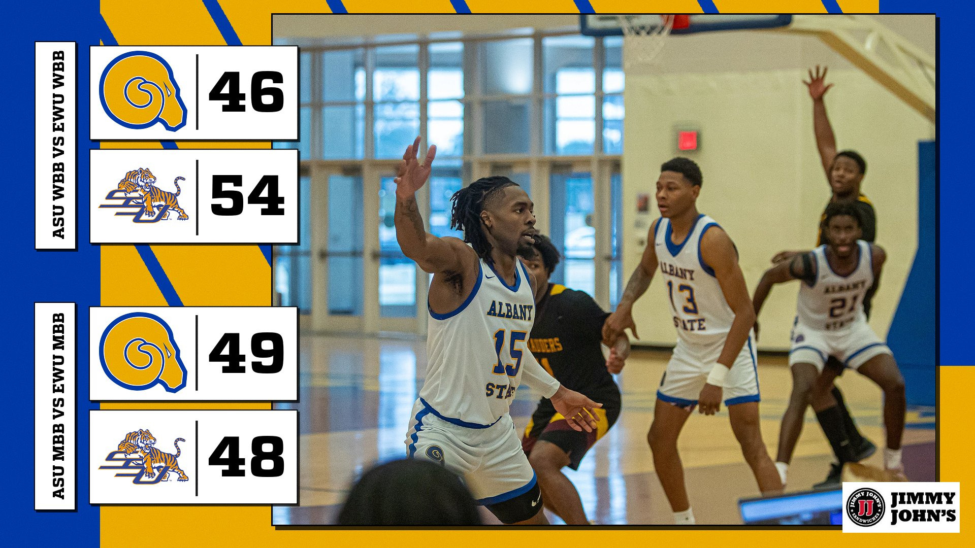 Golden Ram Split at Home Against Tigers Albany State University Athletics