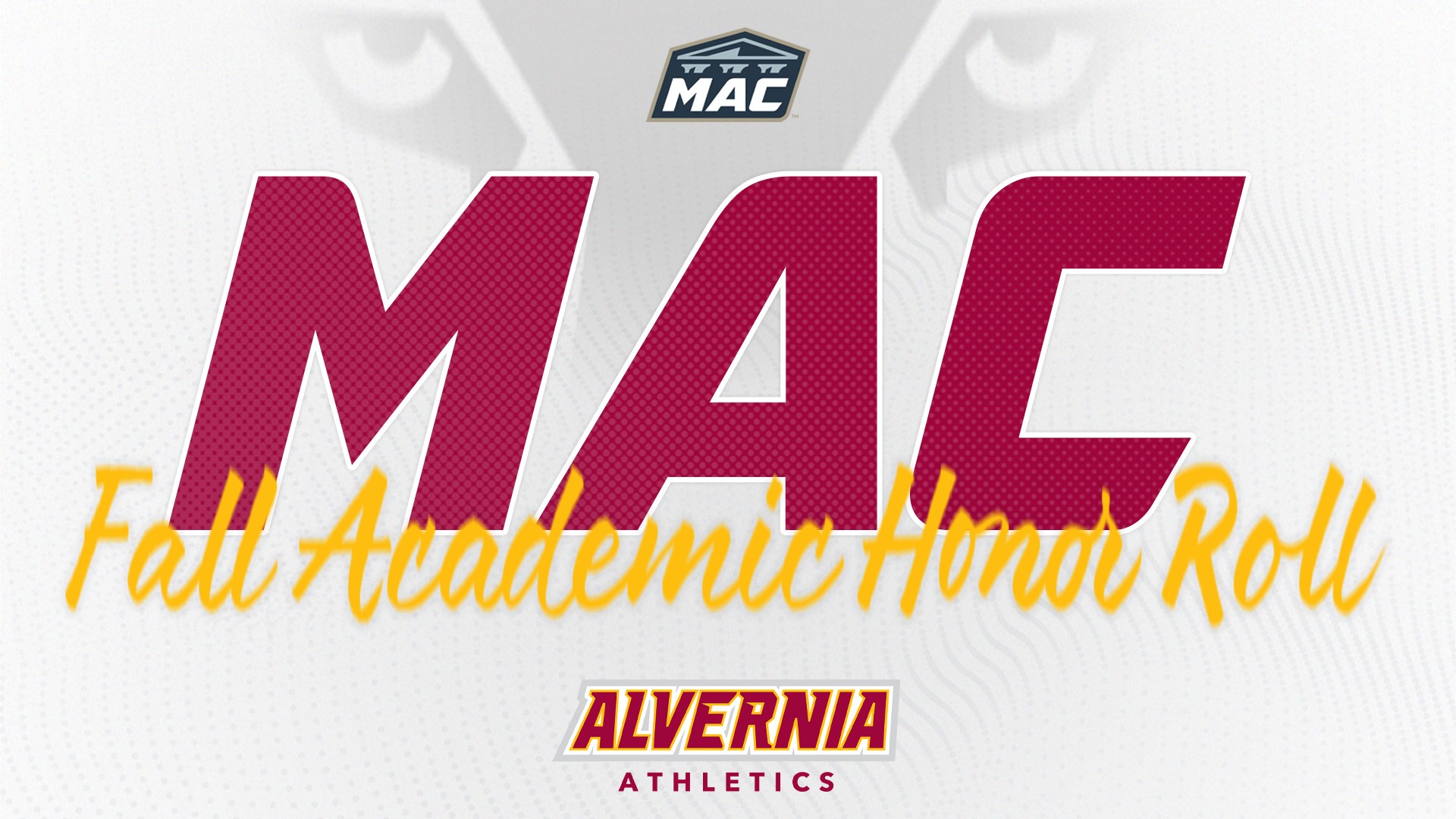 A graphic displaying text of MAC Fall Academic Honor Roll