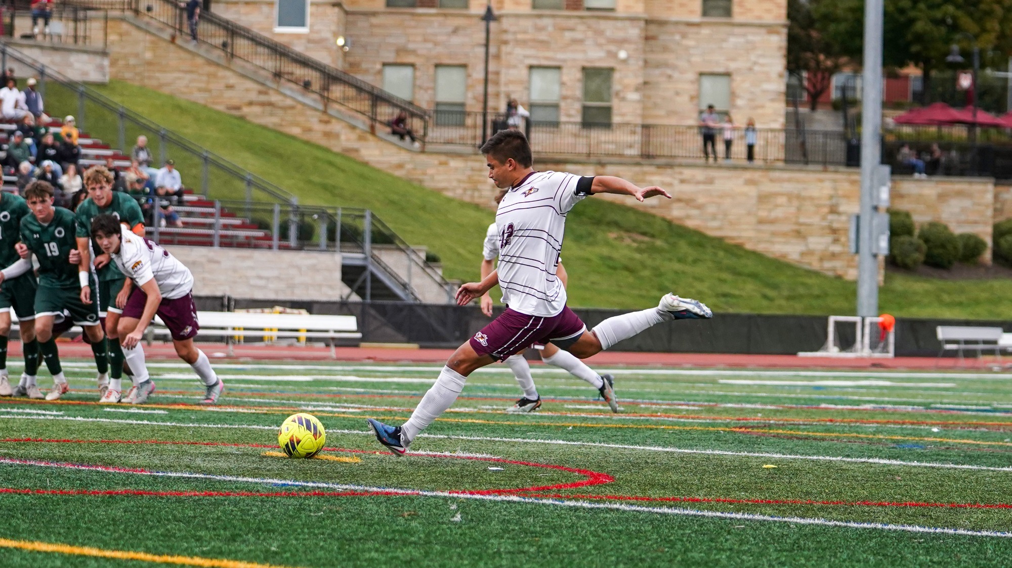 Brendan Corpus shoots a PK
