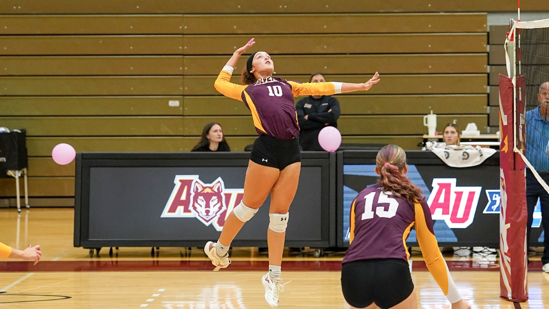 Allison Wolf attempts an attack
