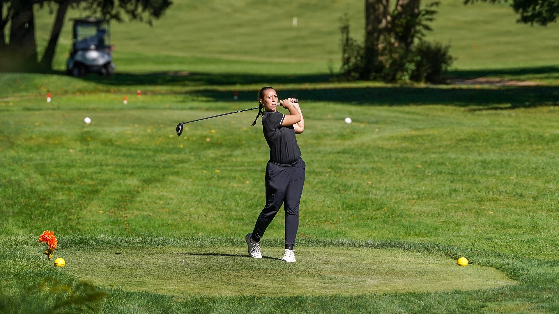 Cassidy Miksich tees off at Berkleigh Country Club