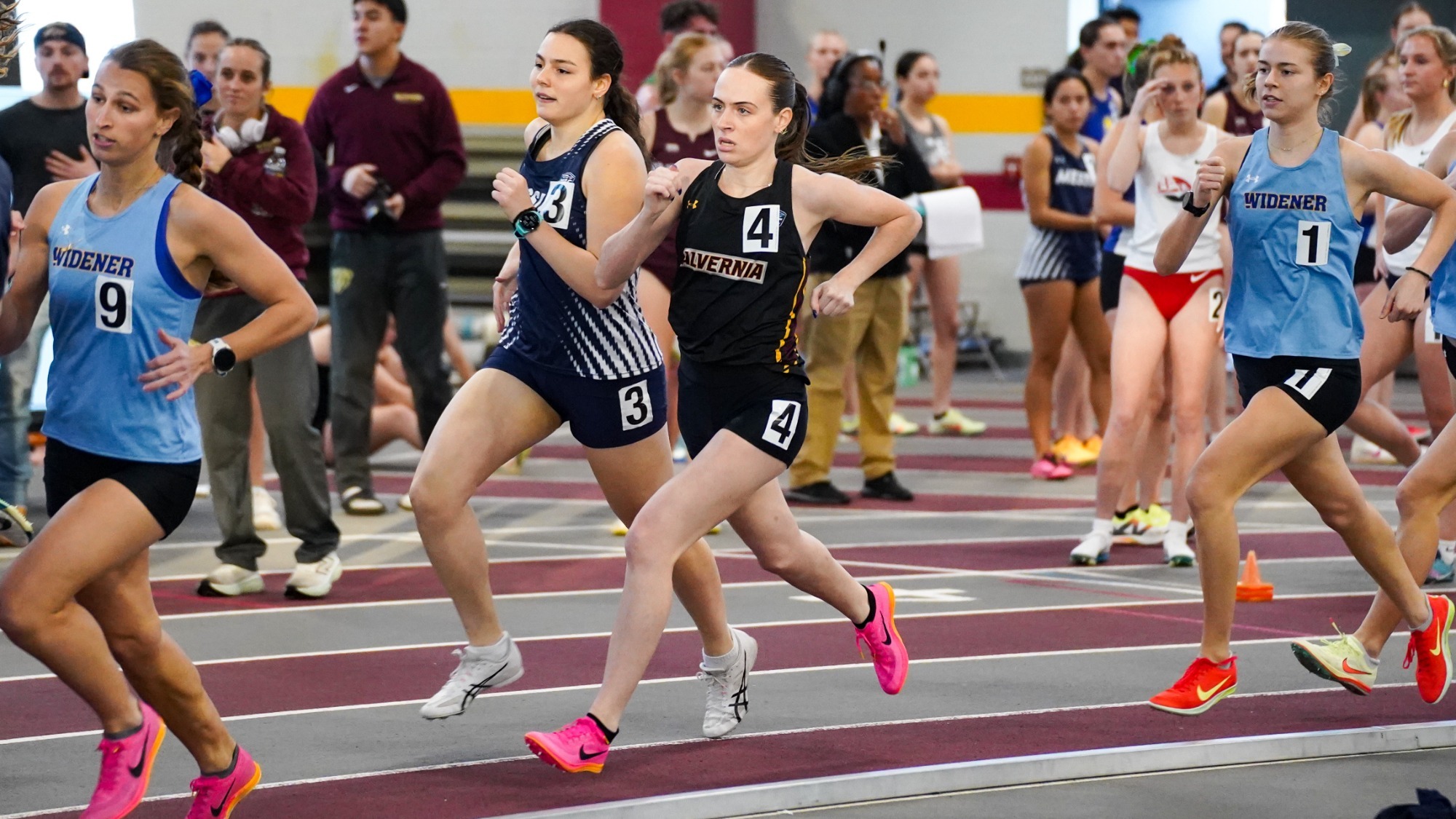 Paige Jerrahian runs the 400 meter race
