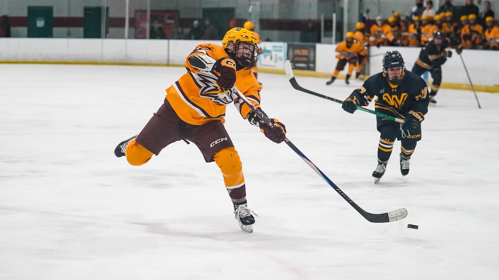 Alexis Oliveira takes a shot on goal