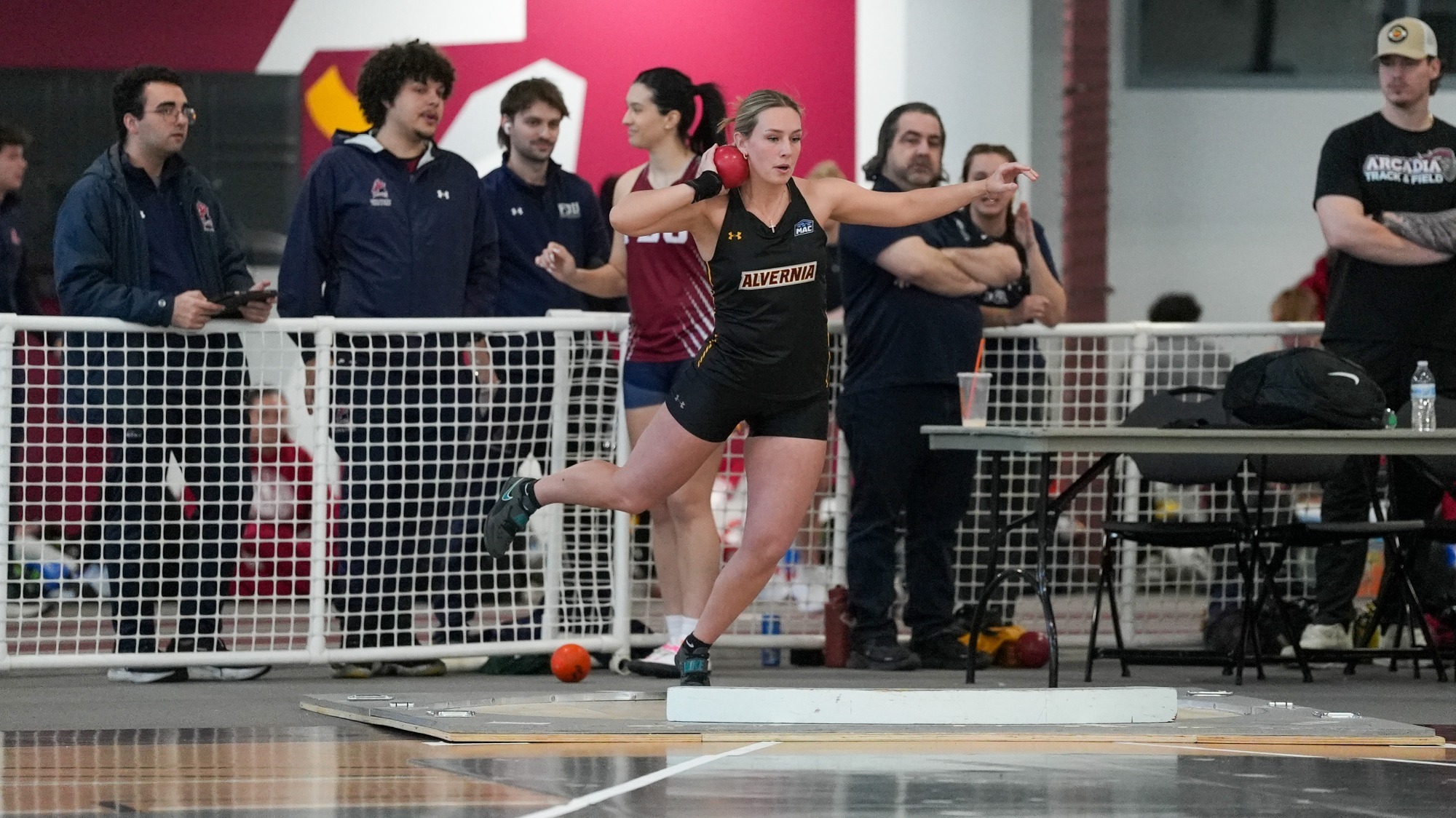 Maria Skulski Competes in Shot Put