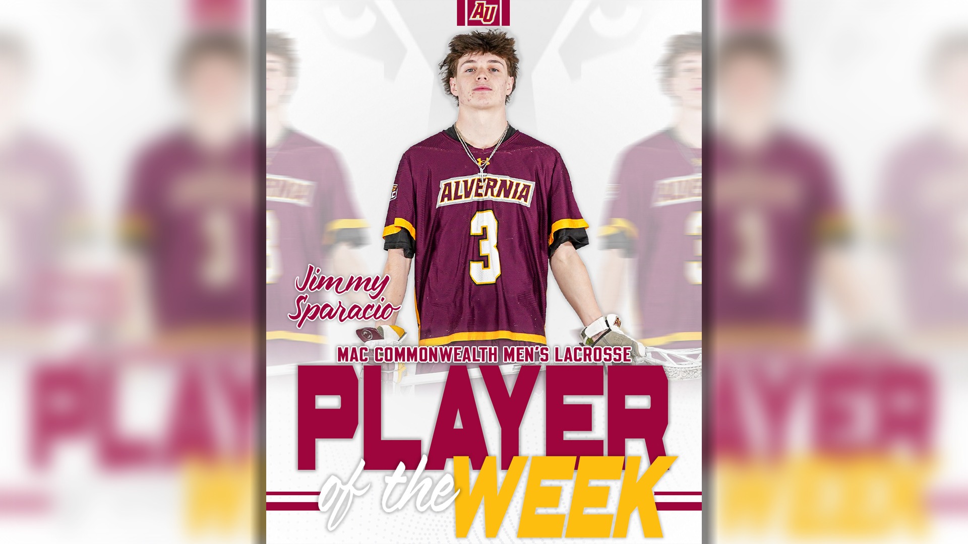 Jimmy Sparacio MAC Commonwealth Men's Lacrosse Player of the Week
