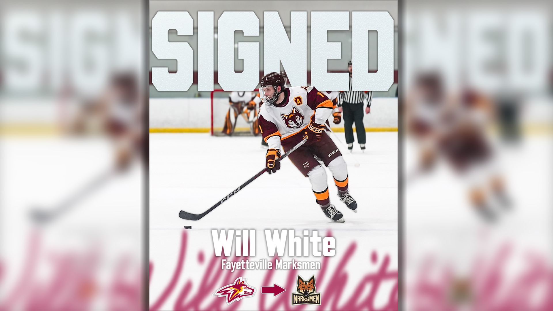 Will White Signs with Fayetteville Marksmen