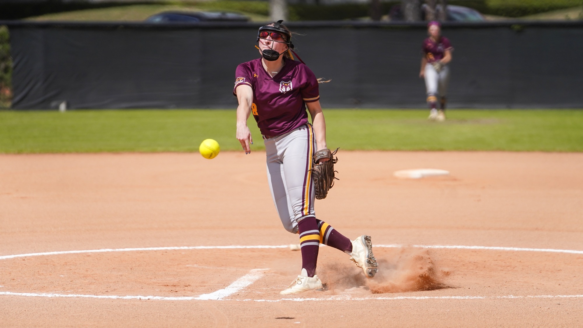 Natalie Berwick pitches a strike