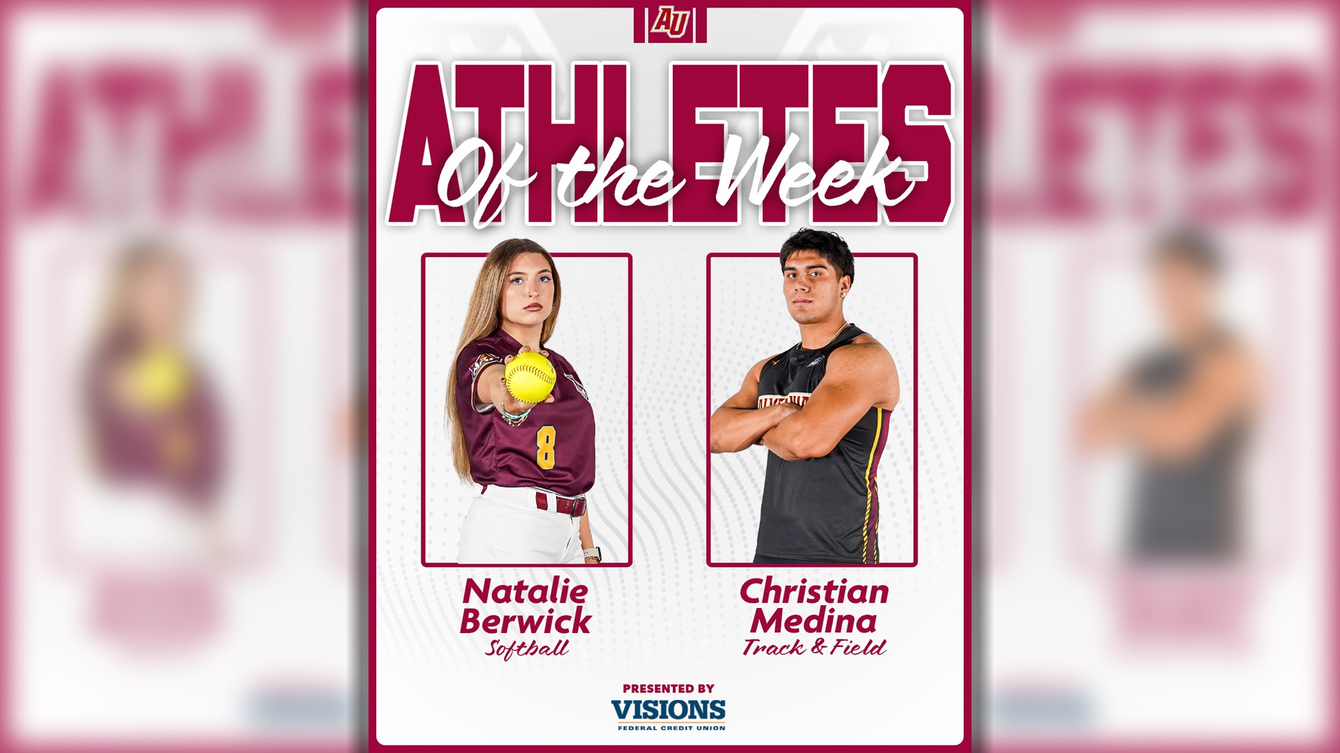 March 24th Alvernia Athletes of the Week: Natalie Berwick and Christian Medina