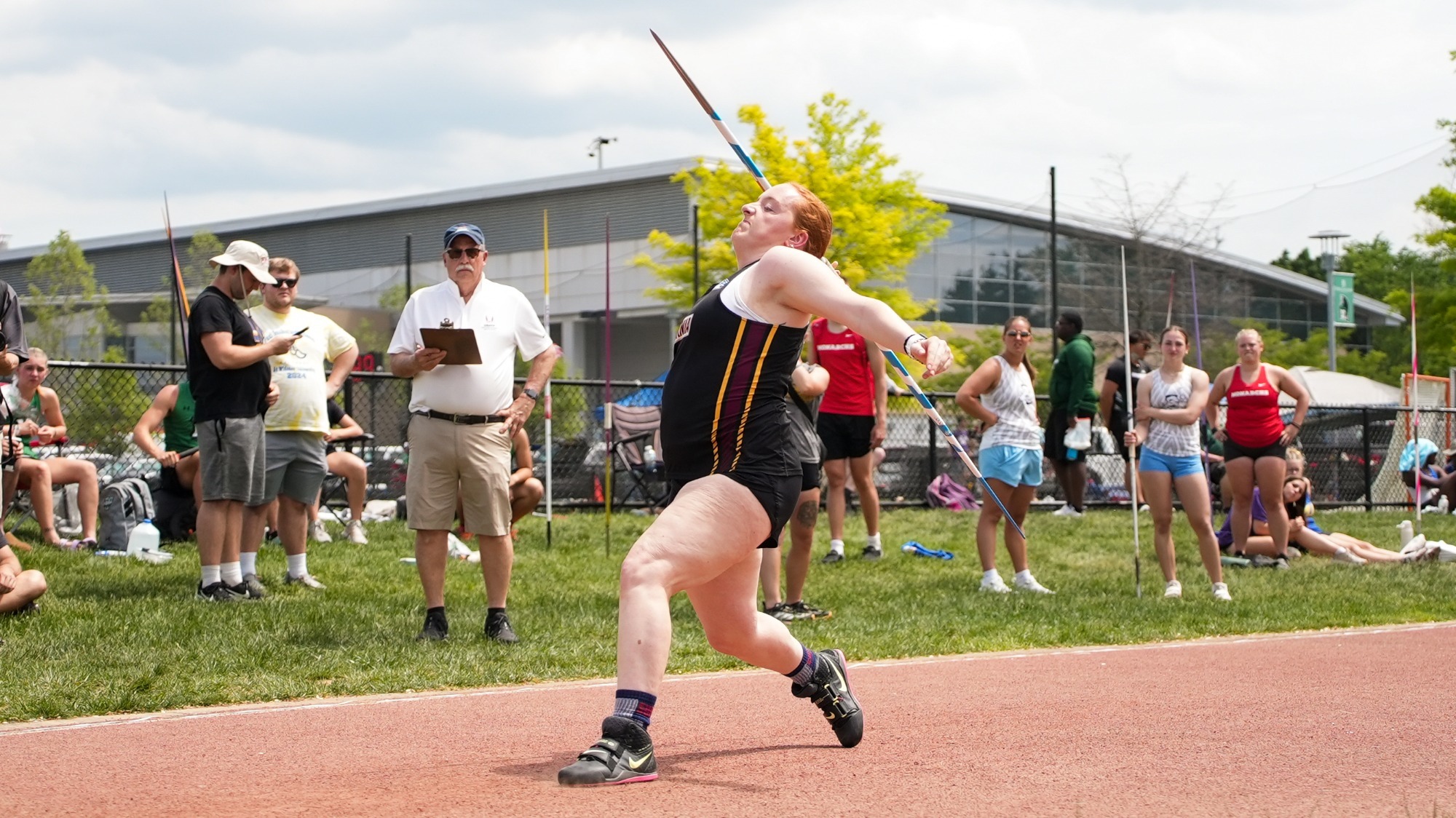 Isabella Lesko throws her javellin