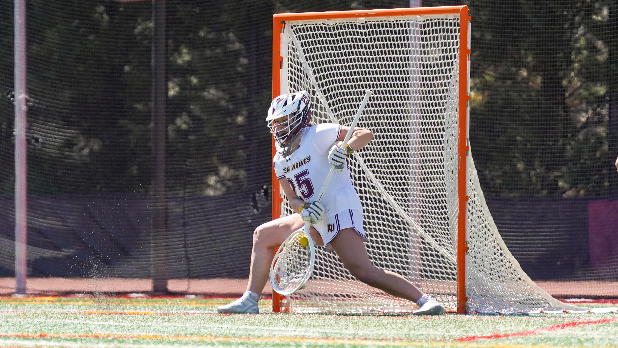 Maddison Bolz makes a save