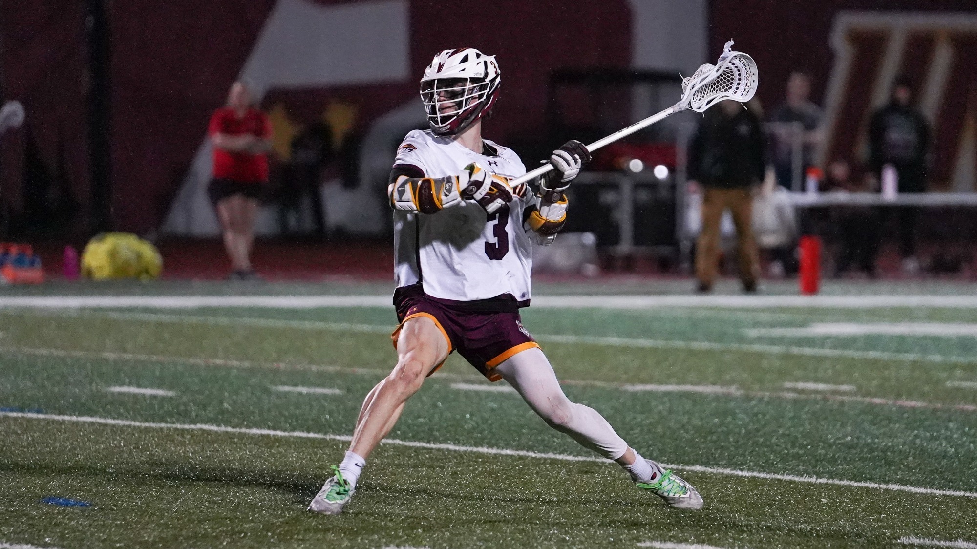 Jimmy Sparacio takes a shot on goal