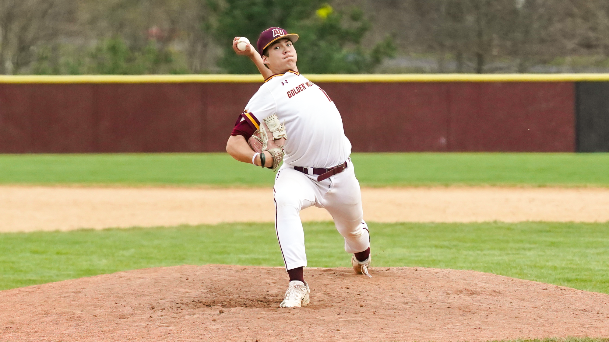 Brad Coley throws a strike