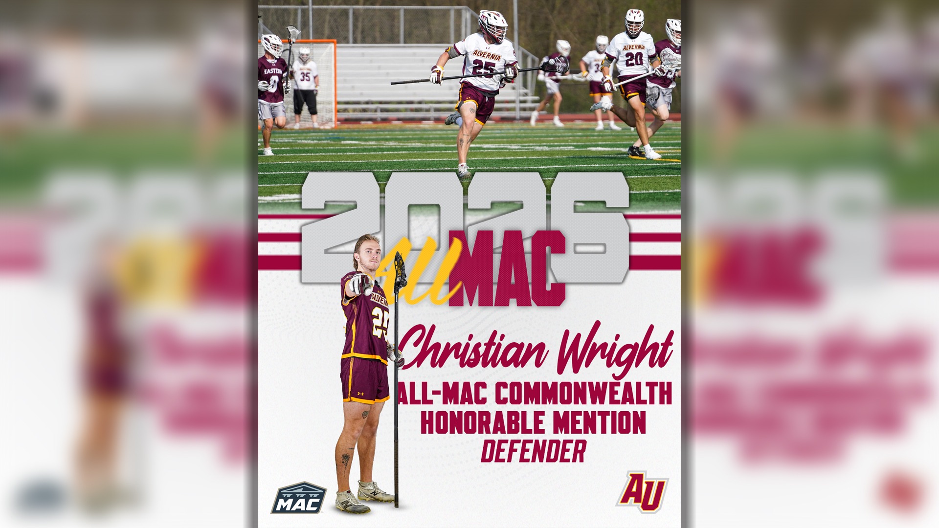 Christian Wright All-MAC Commonwealth Honorable Mention