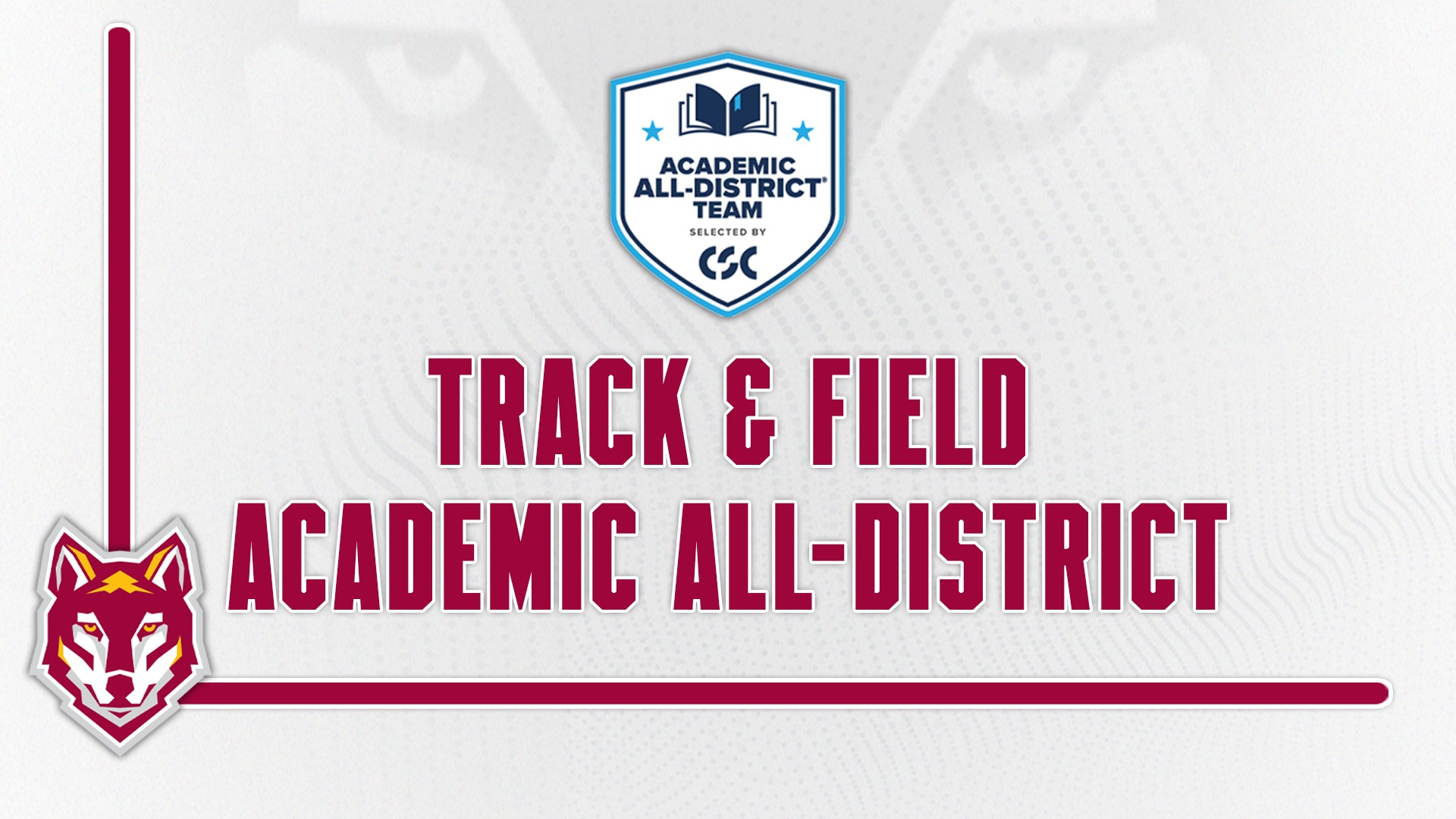 CSC Track and Field Academic All District