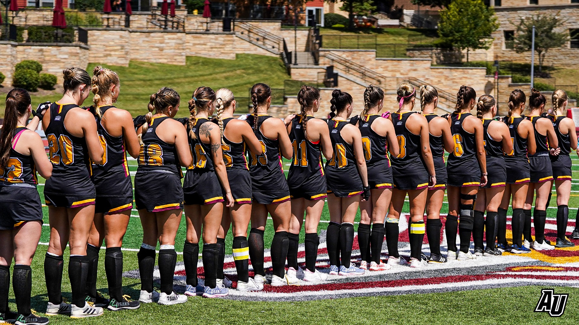 Photo of the Field Hockey team for the season preview story. 
