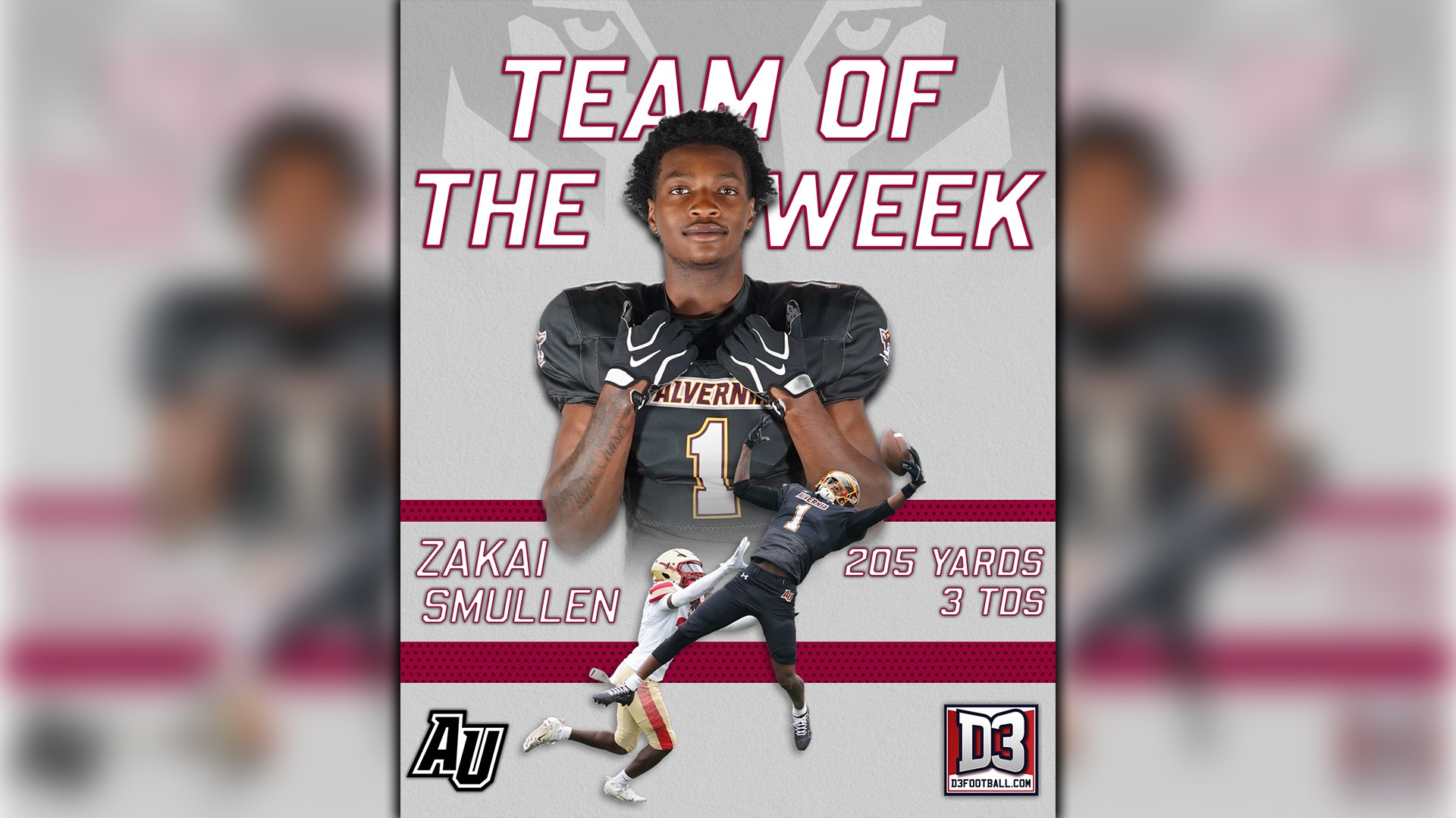 Zakai Smullen D3 Team of the Week