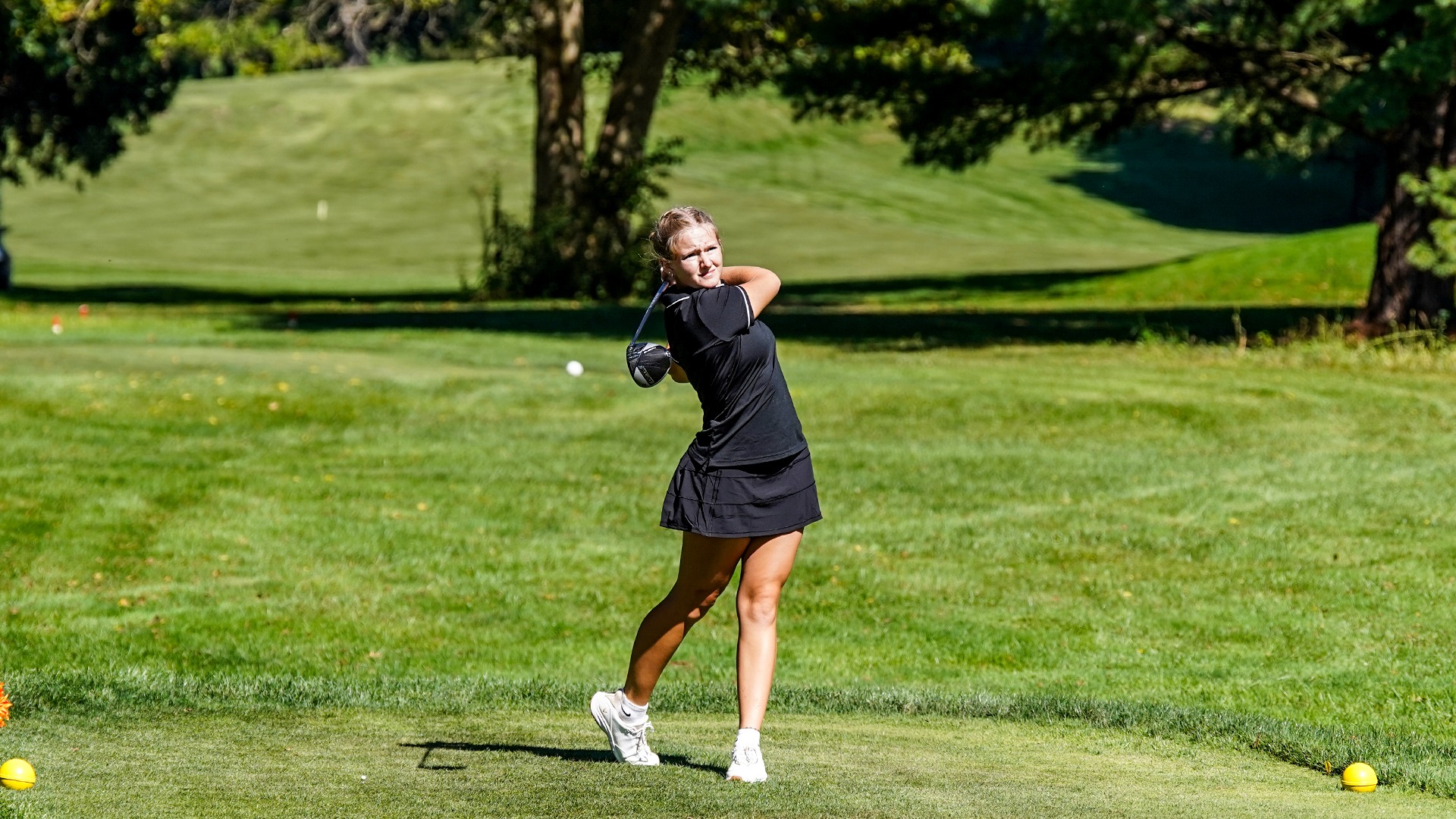 Ayvah Rossi tee's off at Berkleigh Golf Club