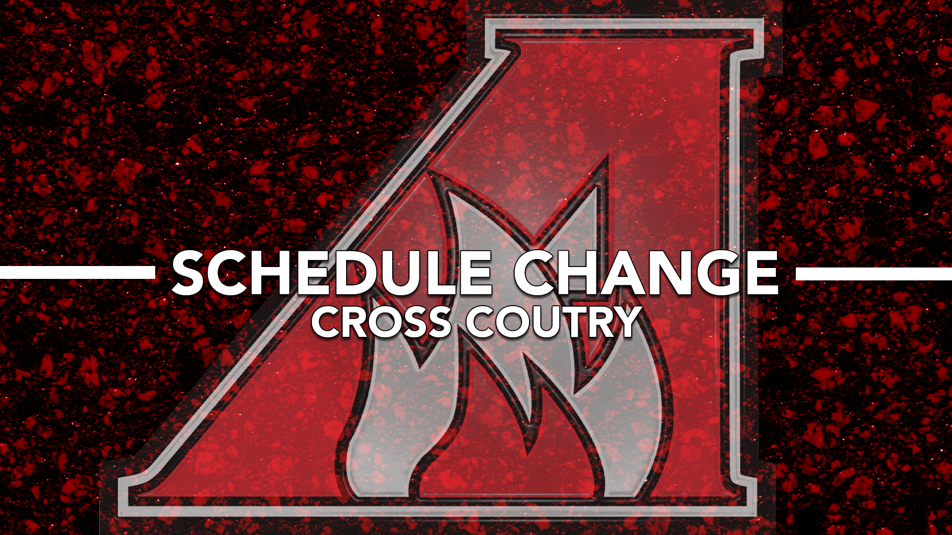 Cross Country Schedule Change