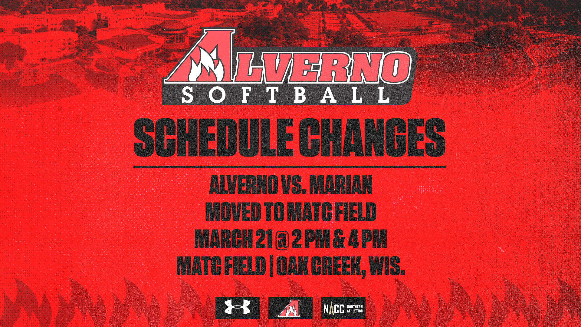 March 22 Schedule Change