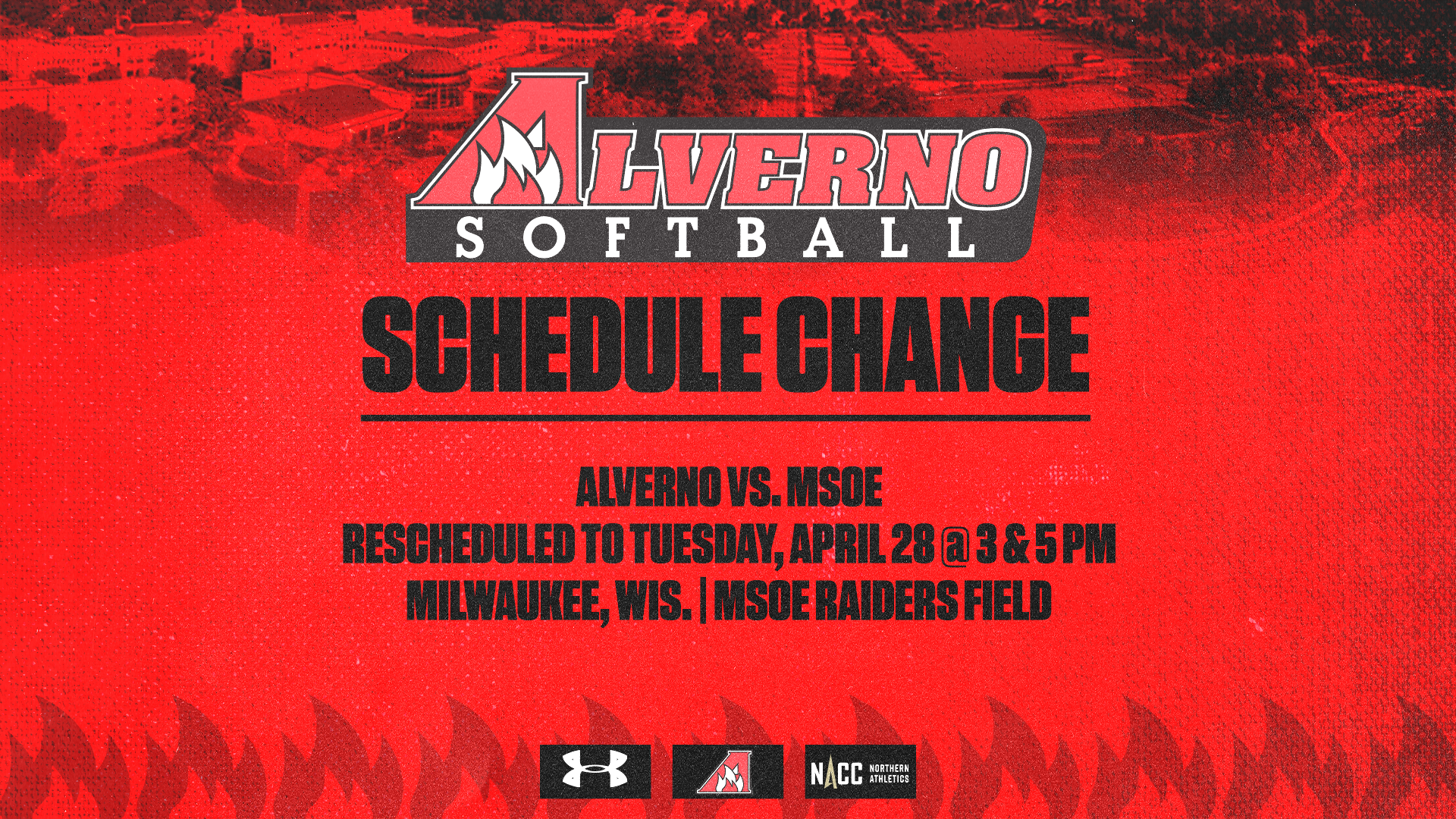 Softball 4/28 Reschedule