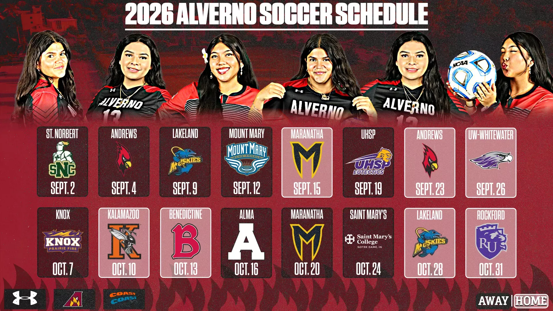 2026 Updated Schedule Web Graphic - Soccer