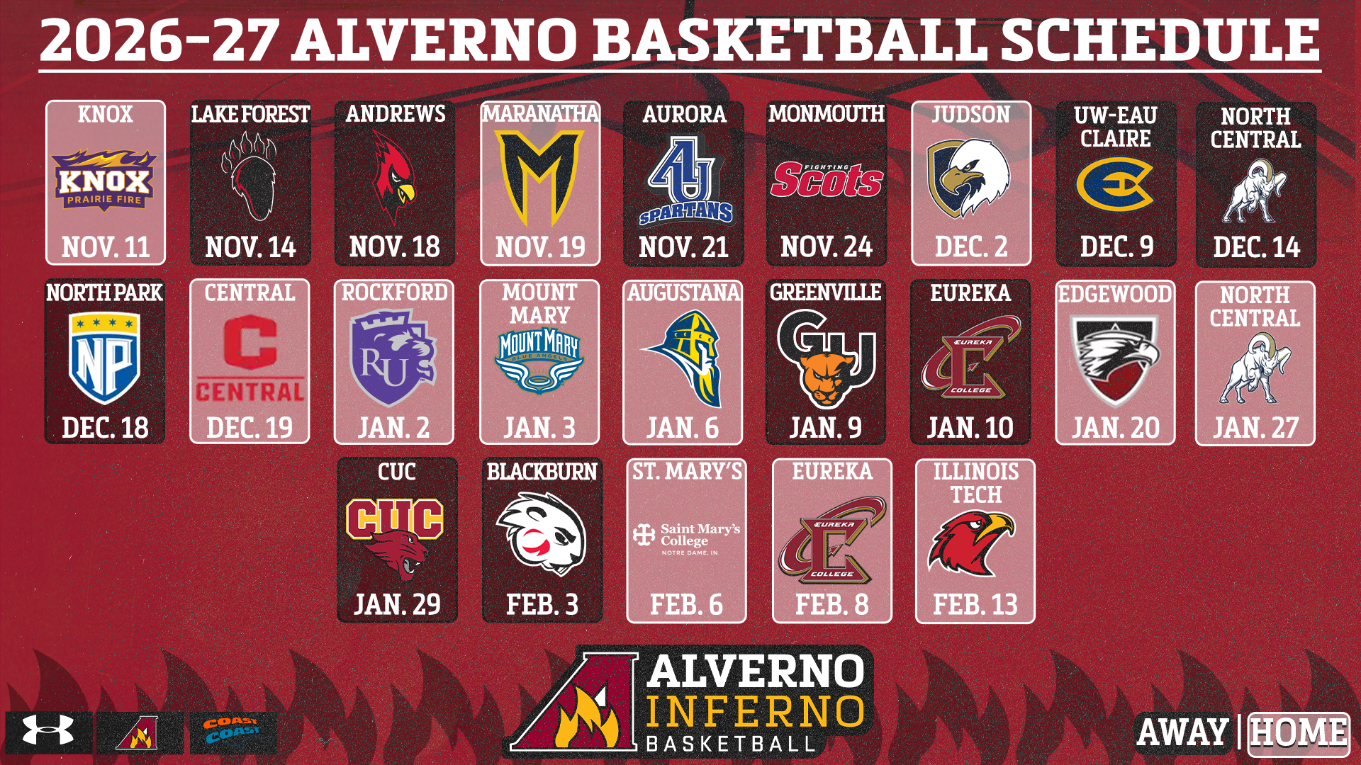 2026-27 Basketball Schedule