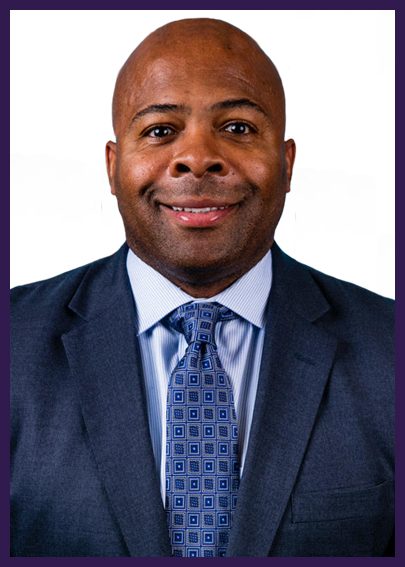 Headshot of Men's Basketball Head Coach Marlon Sears