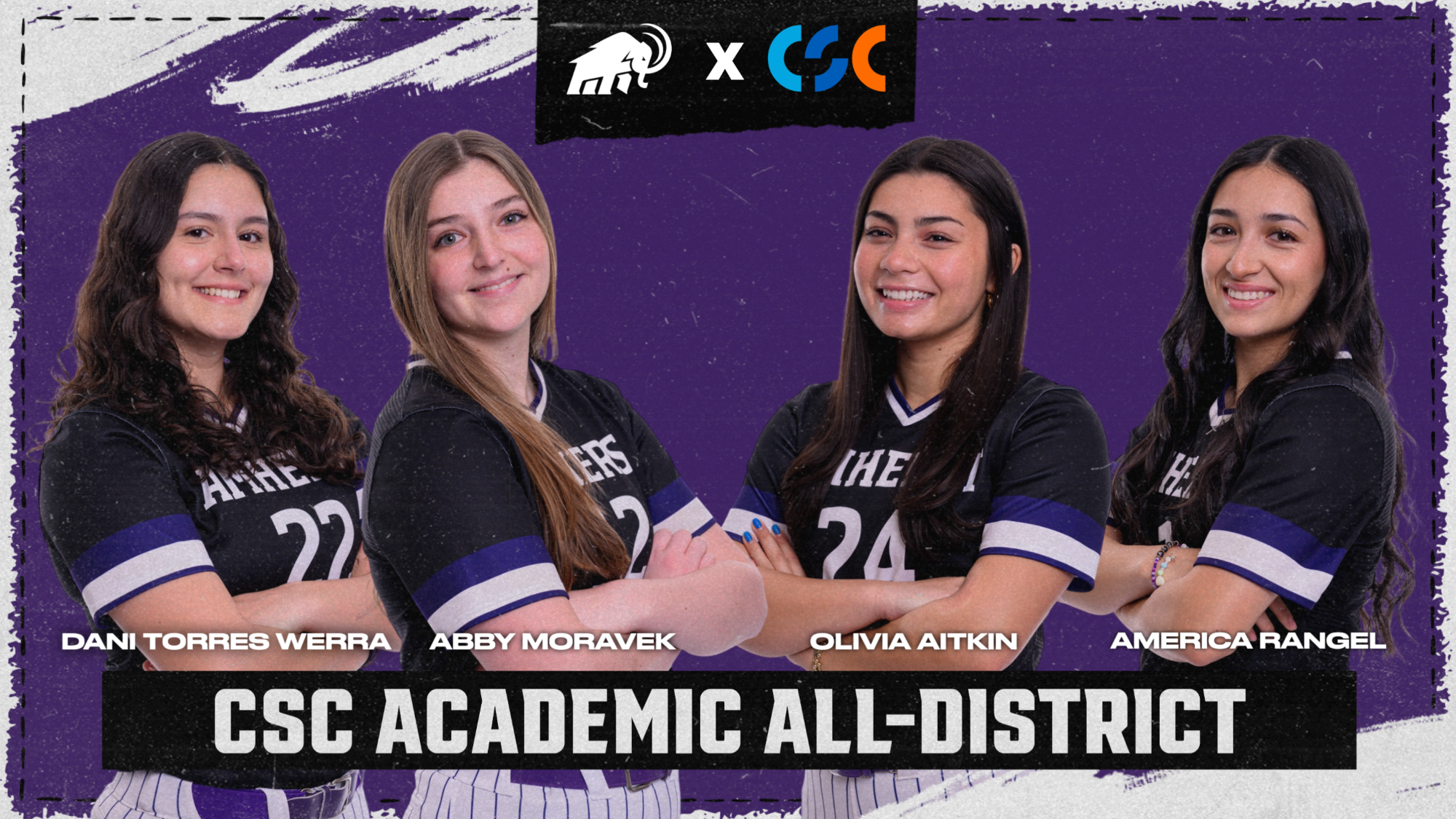 CSC Academic All District Softball