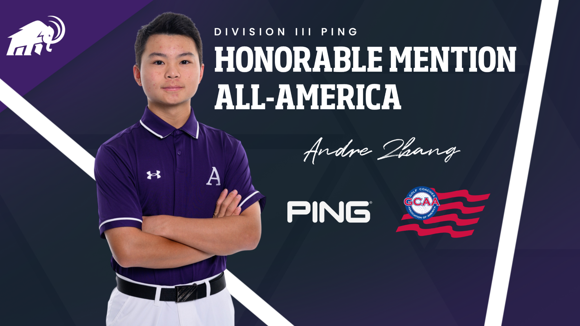 Andre Zhang Honorable Mention All-America