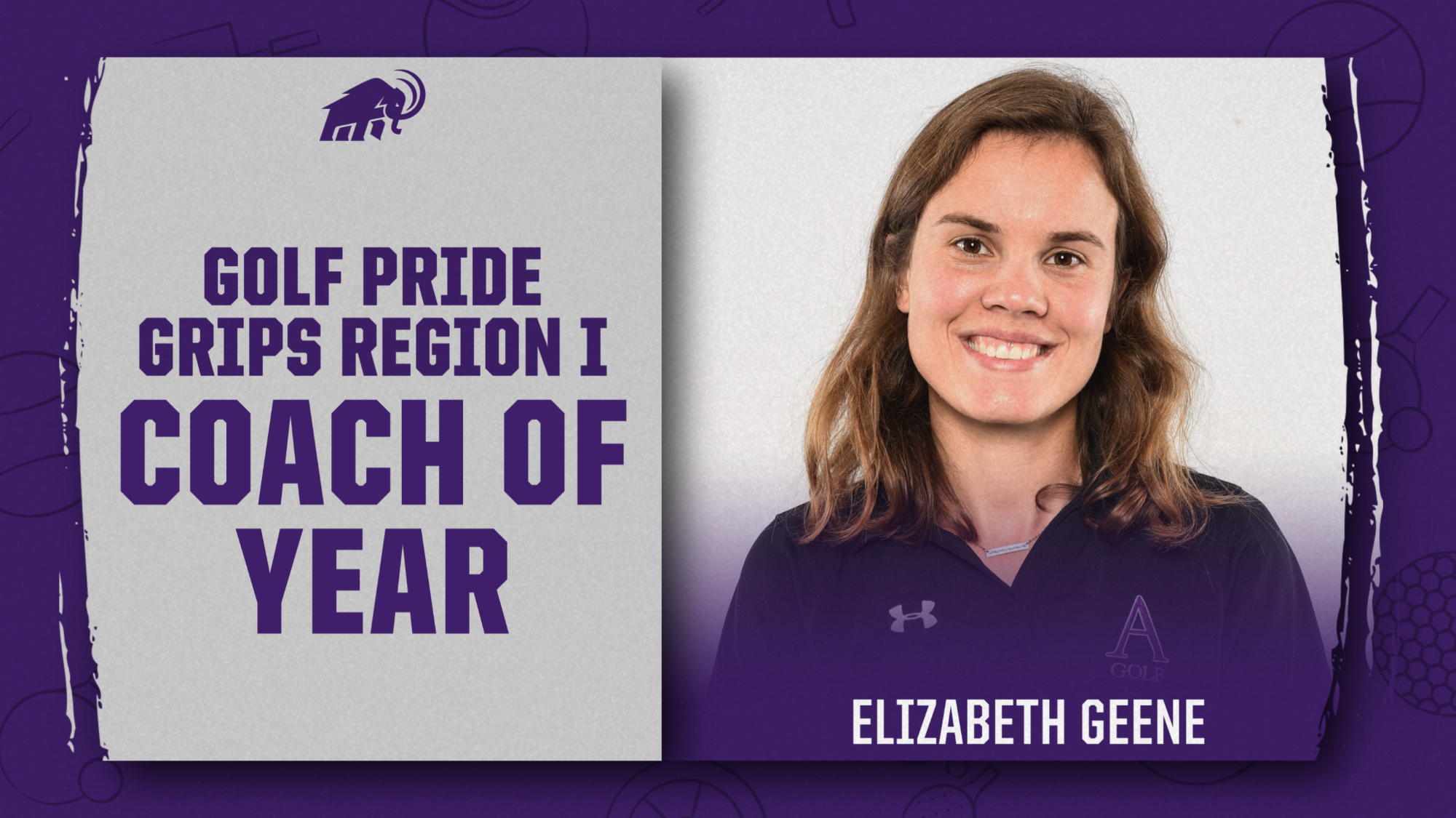 Golf Pride Grips Region I Coach of Year Elizabeth Geene