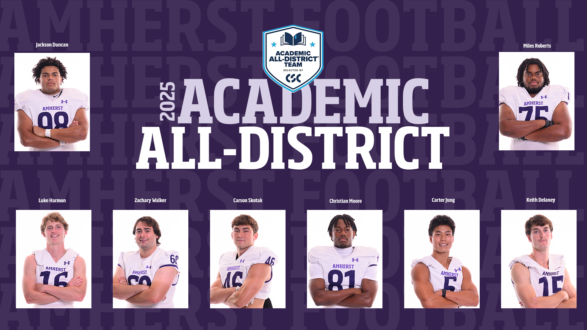 FB 2025 CSC Academic All District