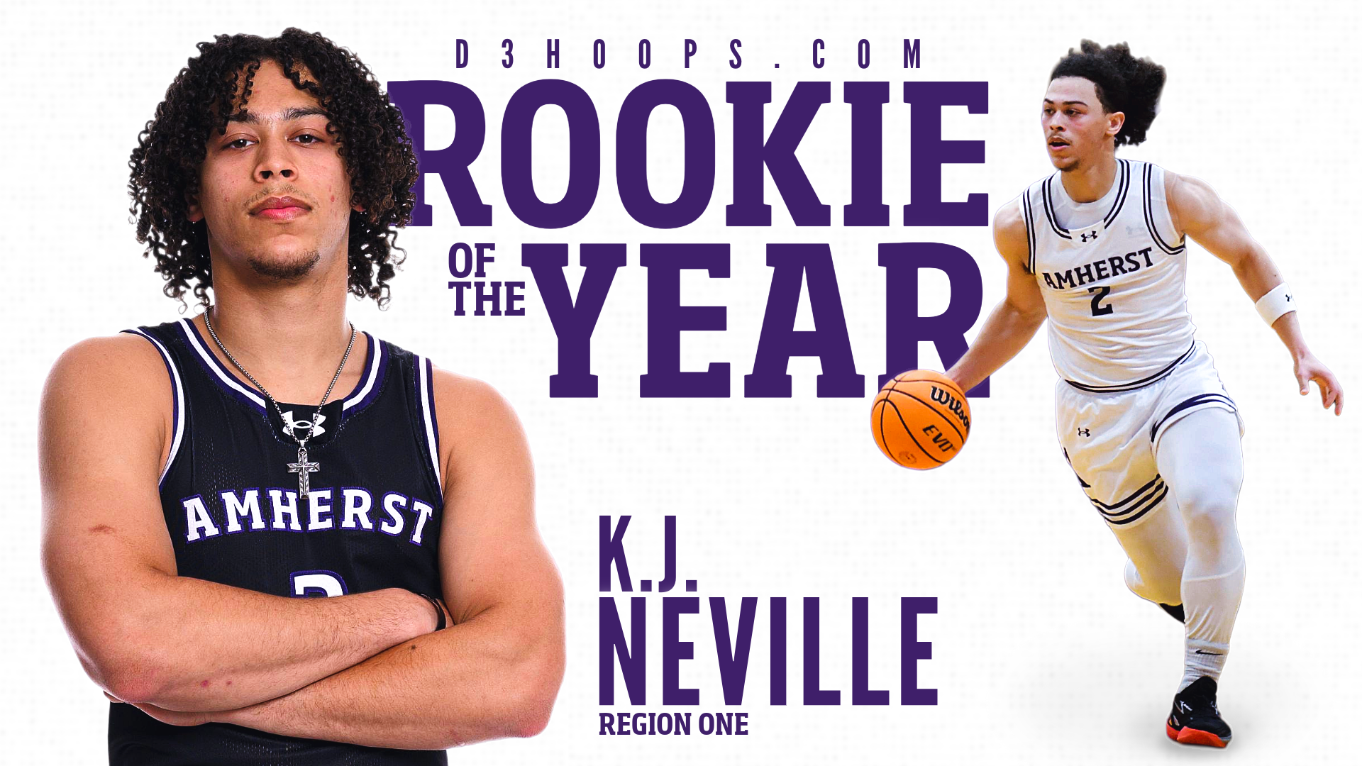 K.J. Neville D3hoops.com Regional Rookie of the Year