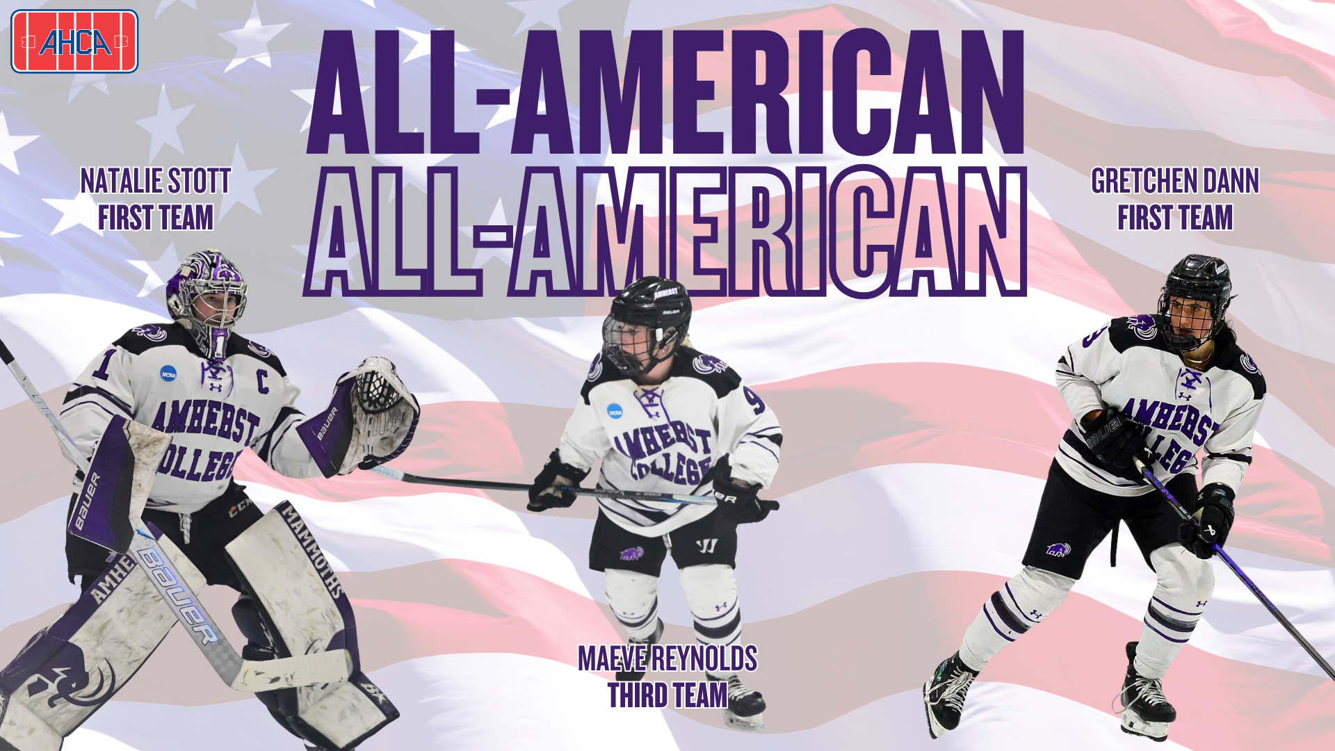 Stott, Dann, Reynolds Named All-American 2526