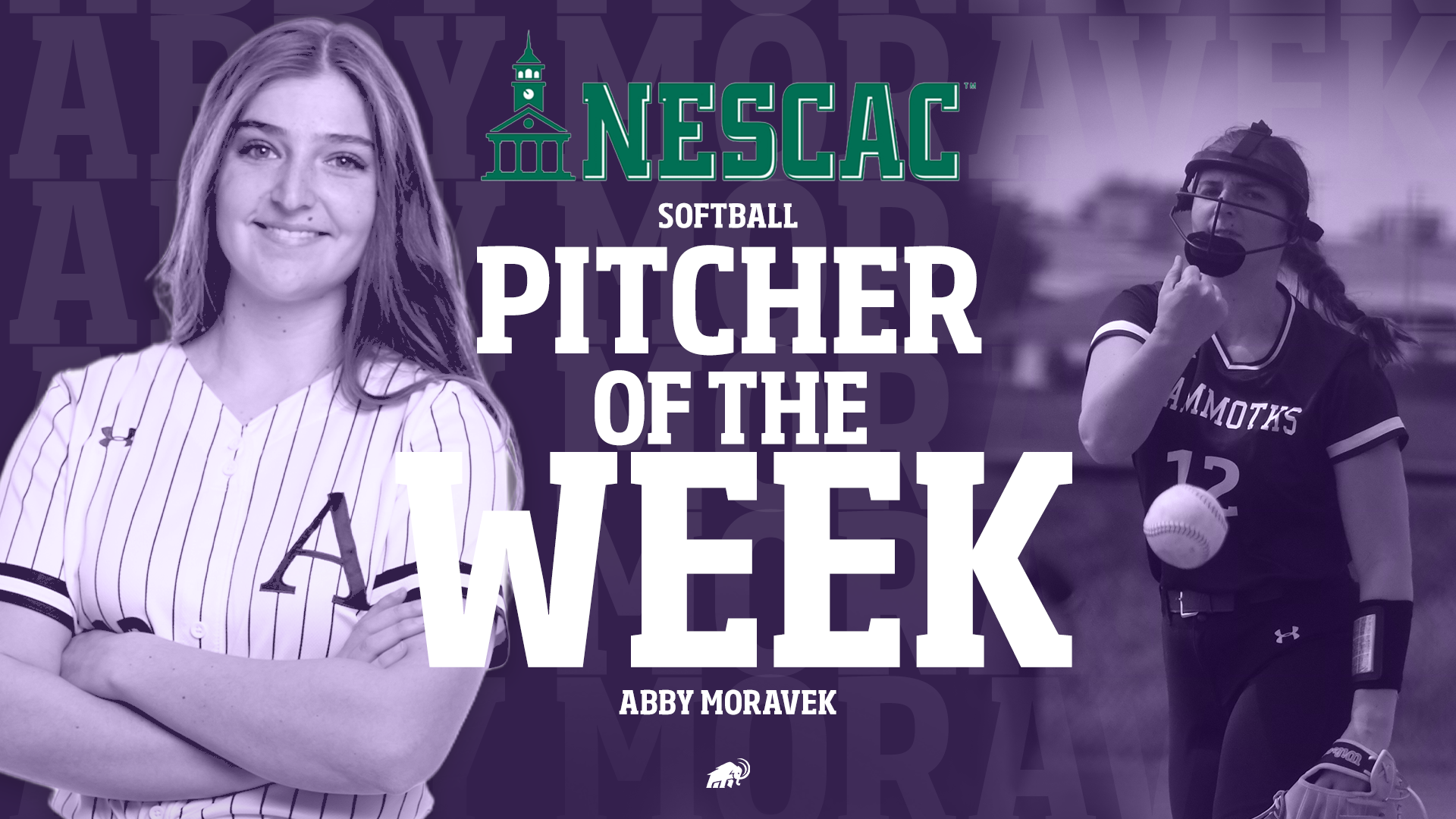 Moravek NESCAC Pitcher of the Week 4.6.26