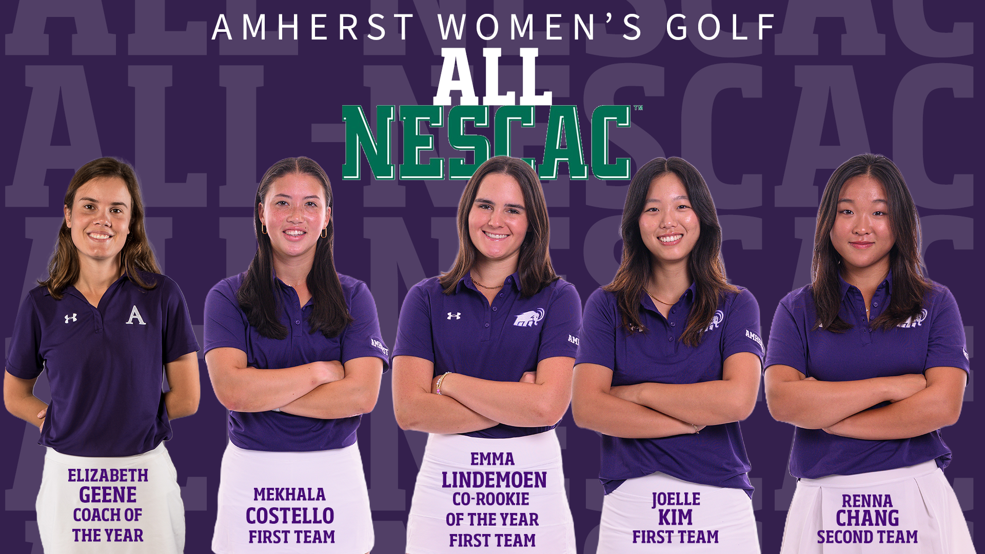 WGOLF NESCAC Honors 2025-26