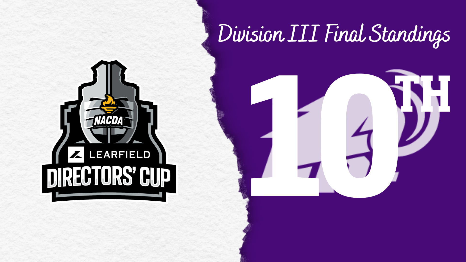 Learfield Directors' Cup 10th Place