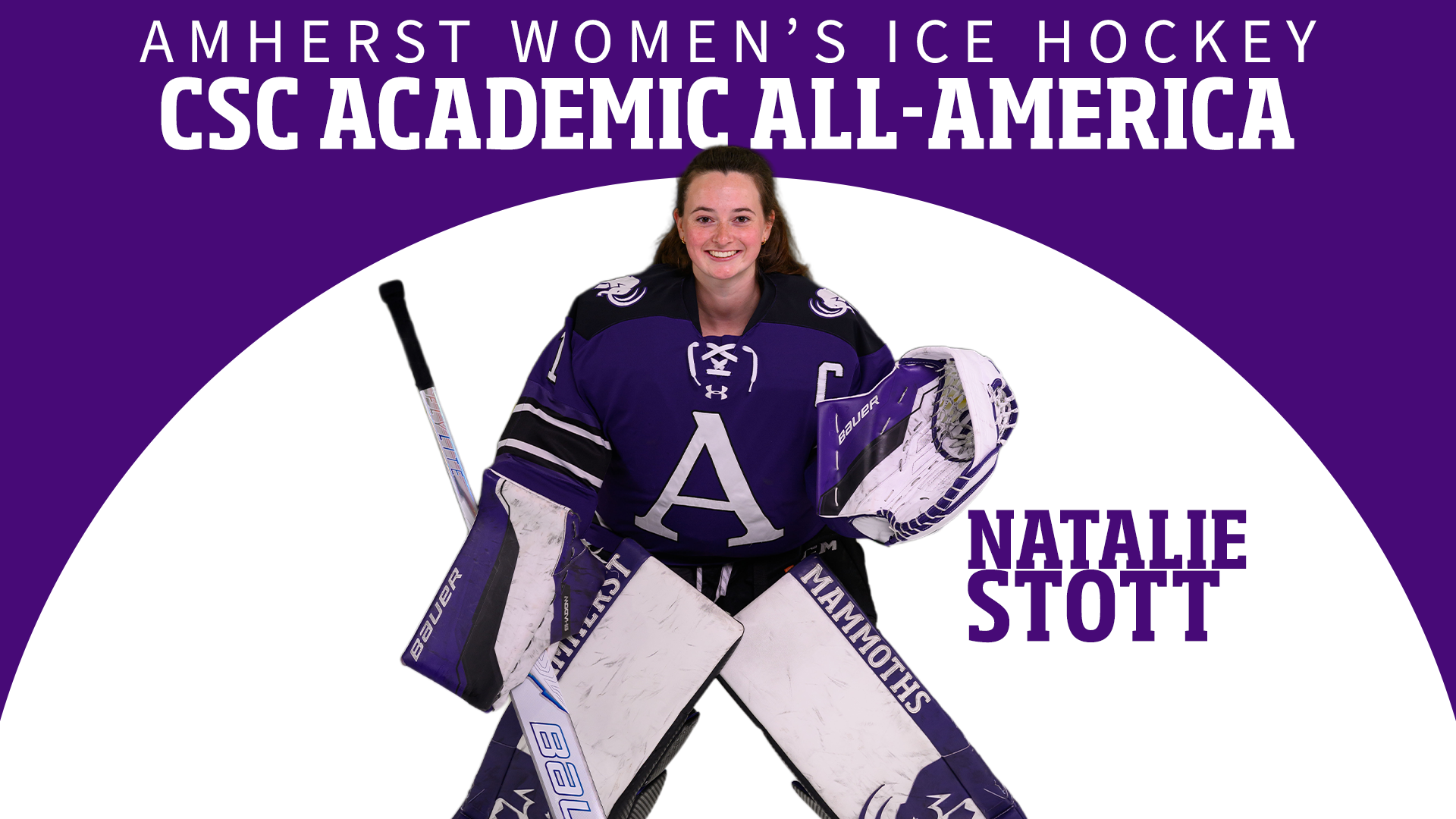 Natalie Stott Academic All-American