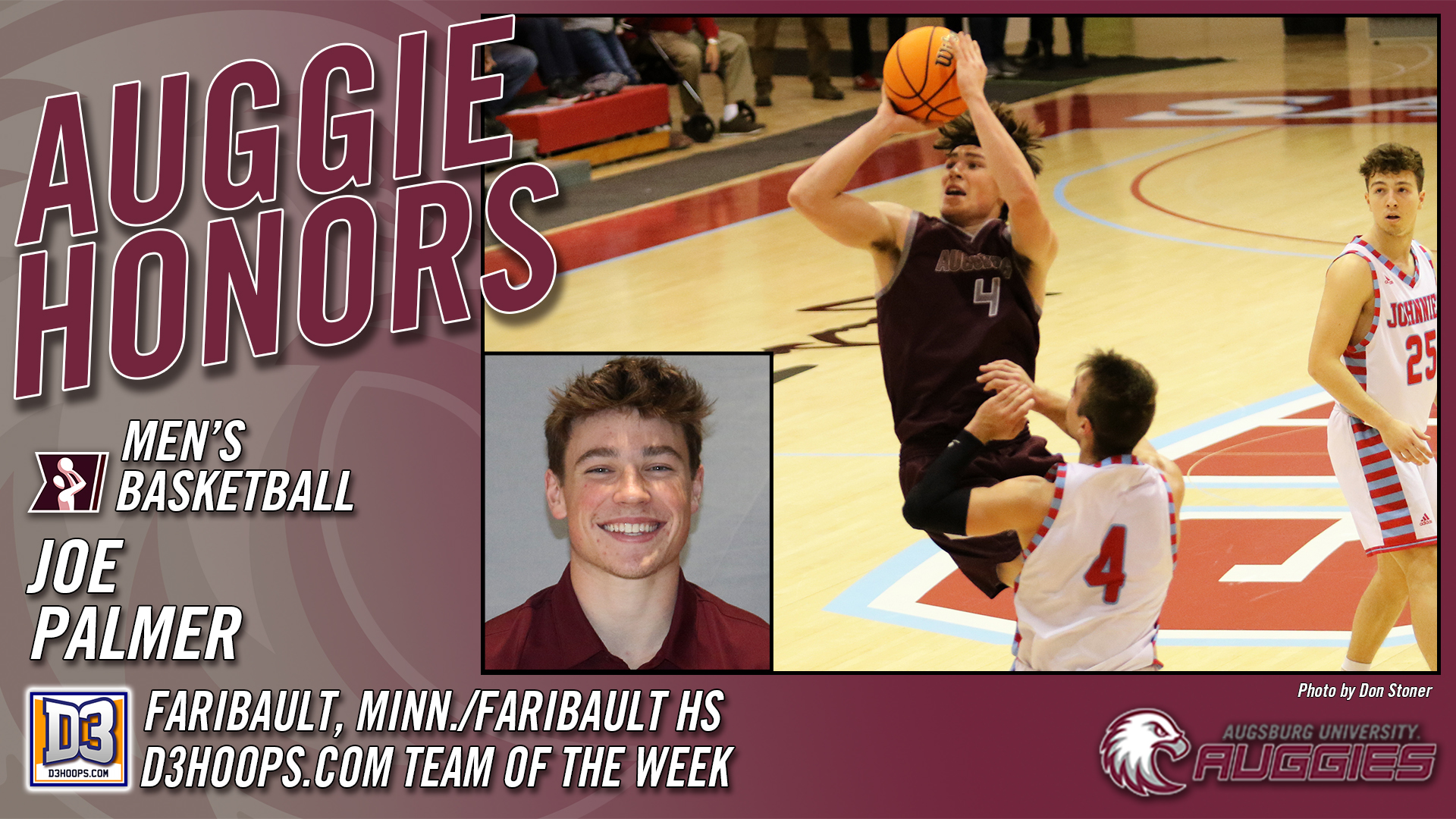 Joe Palmer Men's Basketball Augsburg University Athletics