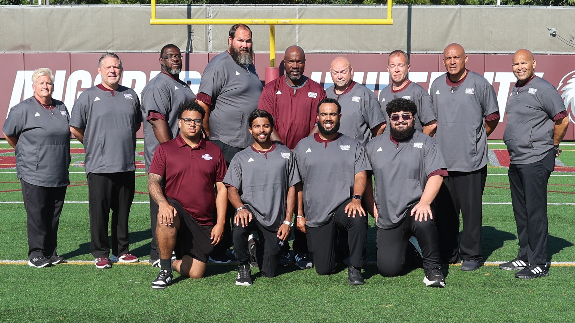 2026-27 Augsburg Football coaches group photo.