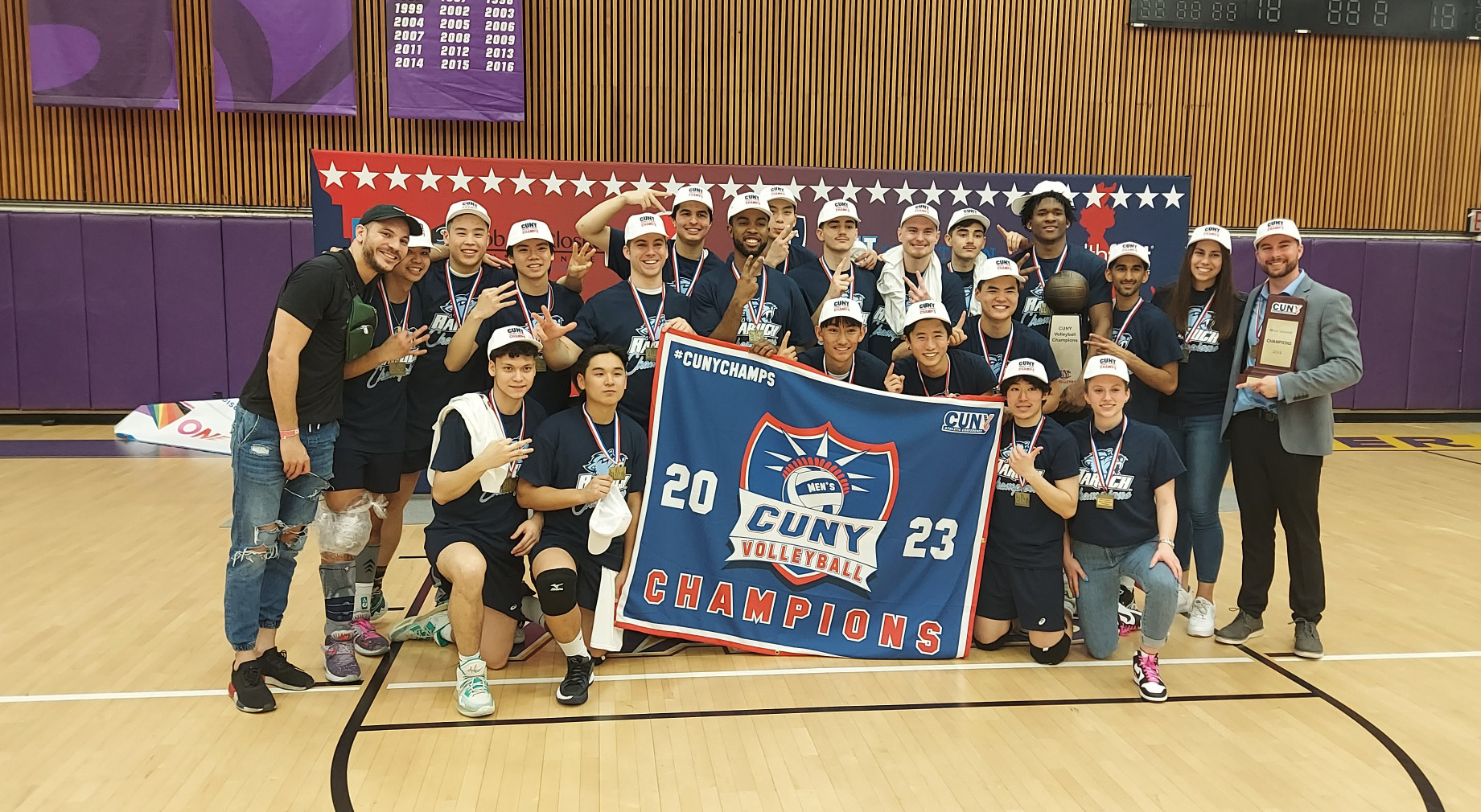 Men's Volleyball Wins Third Straight CUNYAC Championship, Return to