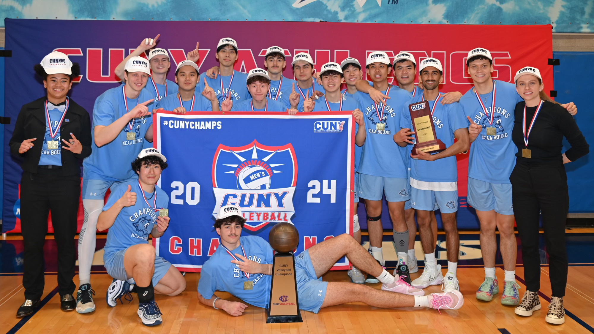 Men's Volleyball Wins Fourth Straight CUNYAC Championship, Return to