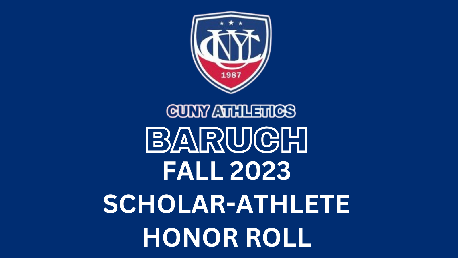 2023 CUNYAC Scholar-Athlete Honor Roll