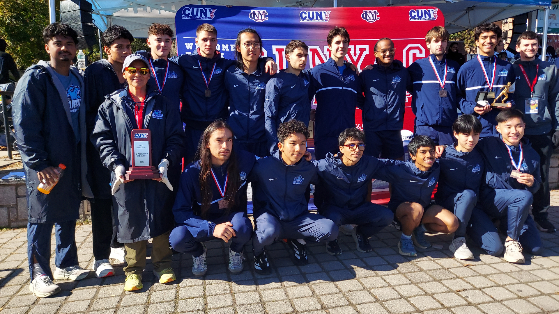 2025 Men's Cross Country - CUNYAC 2nd Place