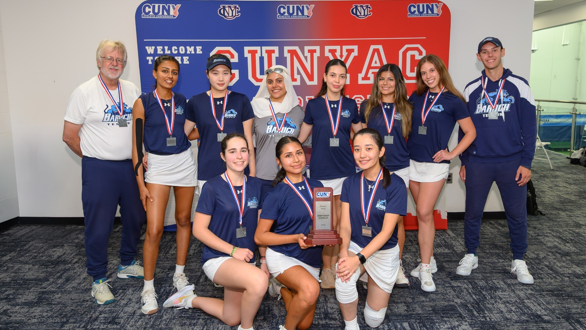 2025 CUNyAC Women's Tennis 2nd place