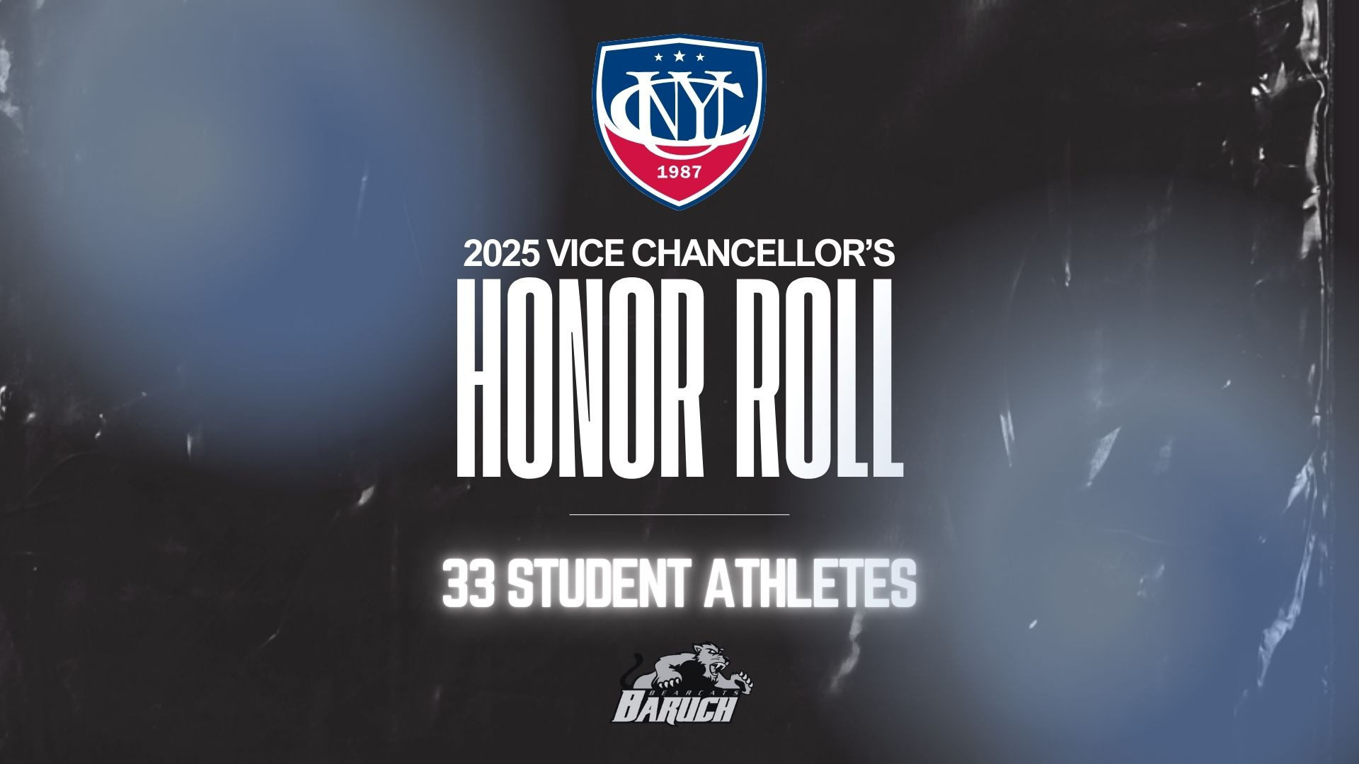2025 CUNYAC Vice Chancellor's Honor Roll