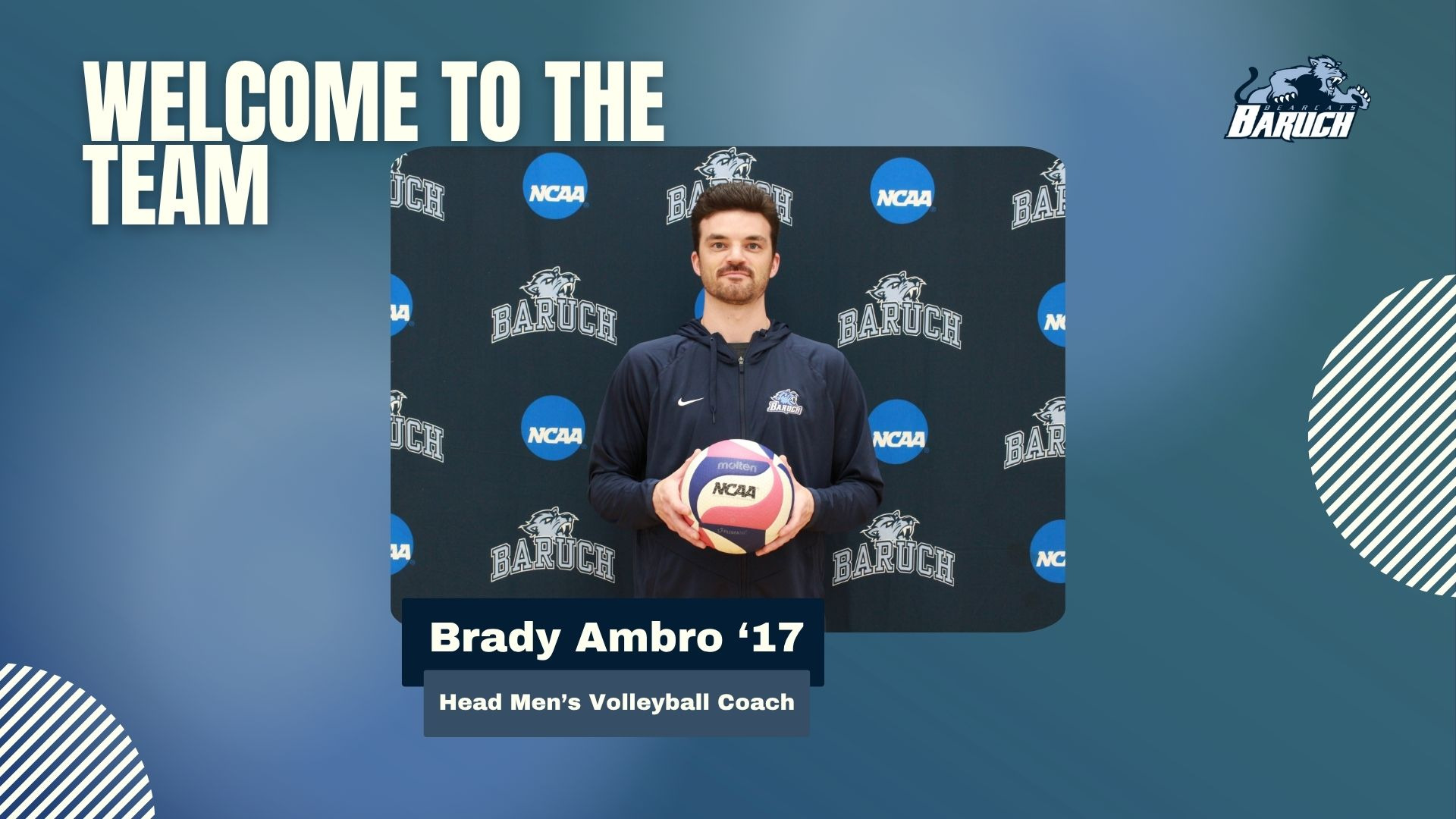 New Men's Volleyball Coach - Brady Ambro