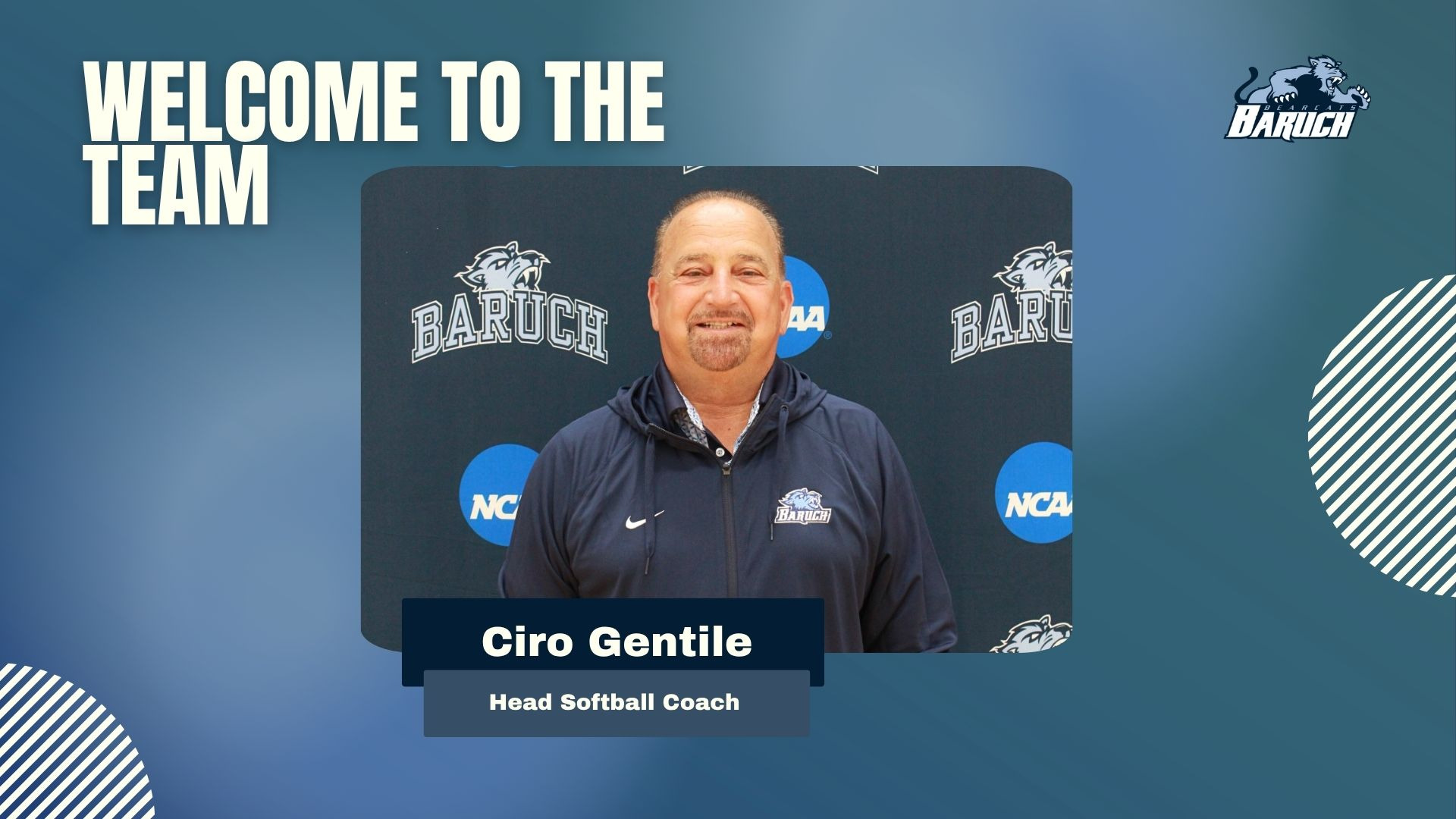 New Softball Coach - Ciro Gentile