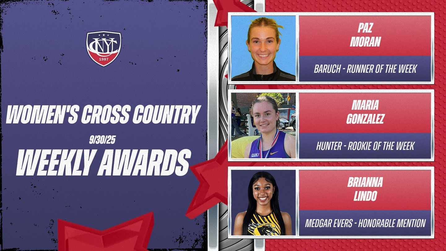Paz Moran Named CUNYAC Runner of the Week (Sept. 30) 