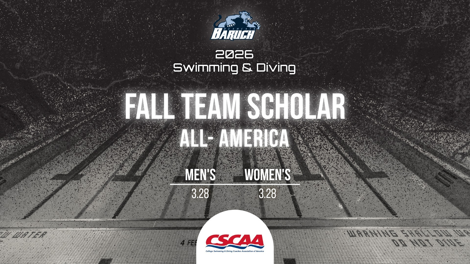 2025 Fall CSCAA Honors