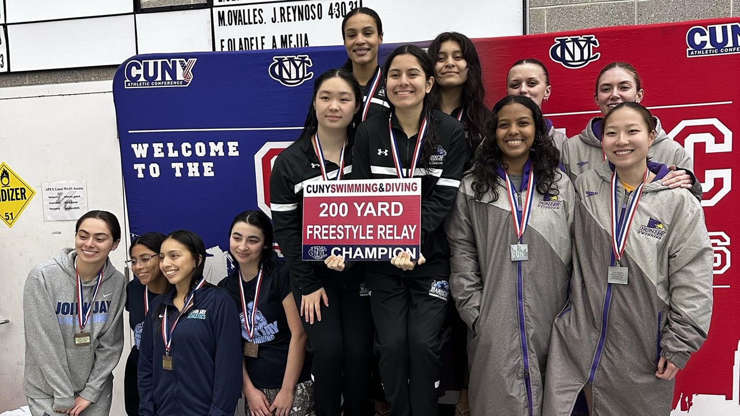 2025-26 Baruch Women's Swimming at CUNYAC FInal 